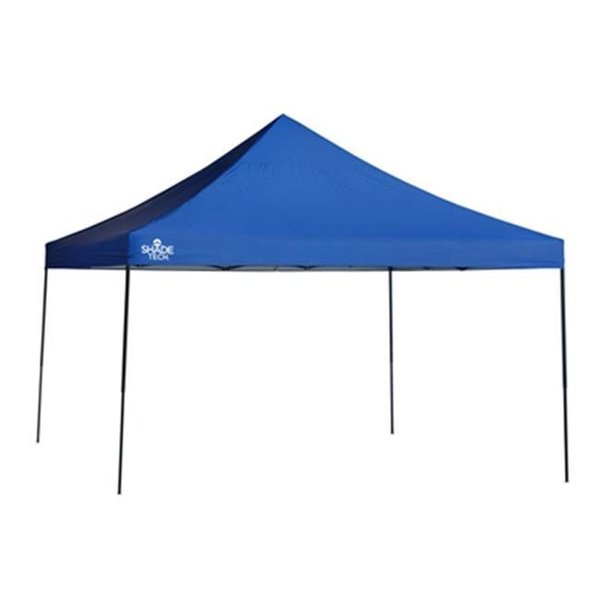 Shelterlogic Shelterlogic 259006 10 x 10 ft. Shade Tech 1 Push Canopy; Blue 259006